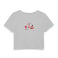 Women's USA Soccer Crop Tee