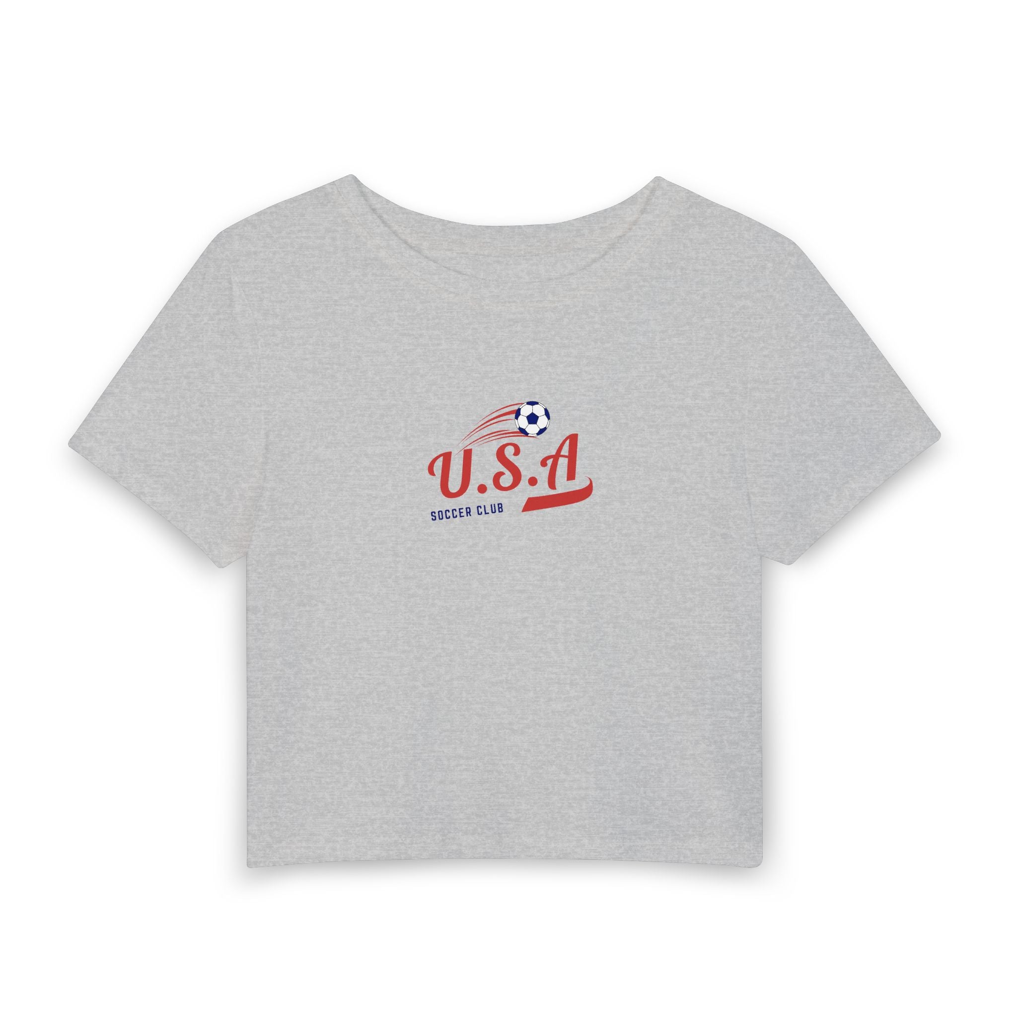Women's USA Soccer Crop Tee