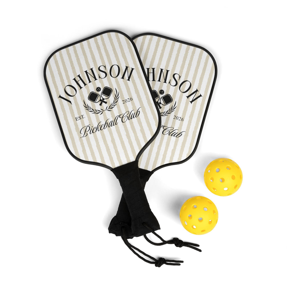 Custom Pickleball Paddle Set | Newlyweds | Wedding Gift