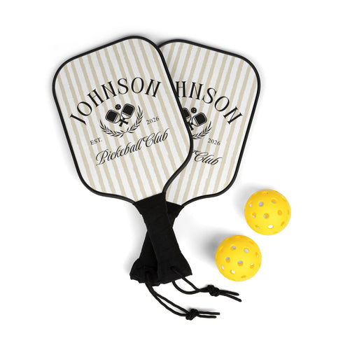 Custom Pickleball Paddle Set | Newlyweds | Wedding Gift