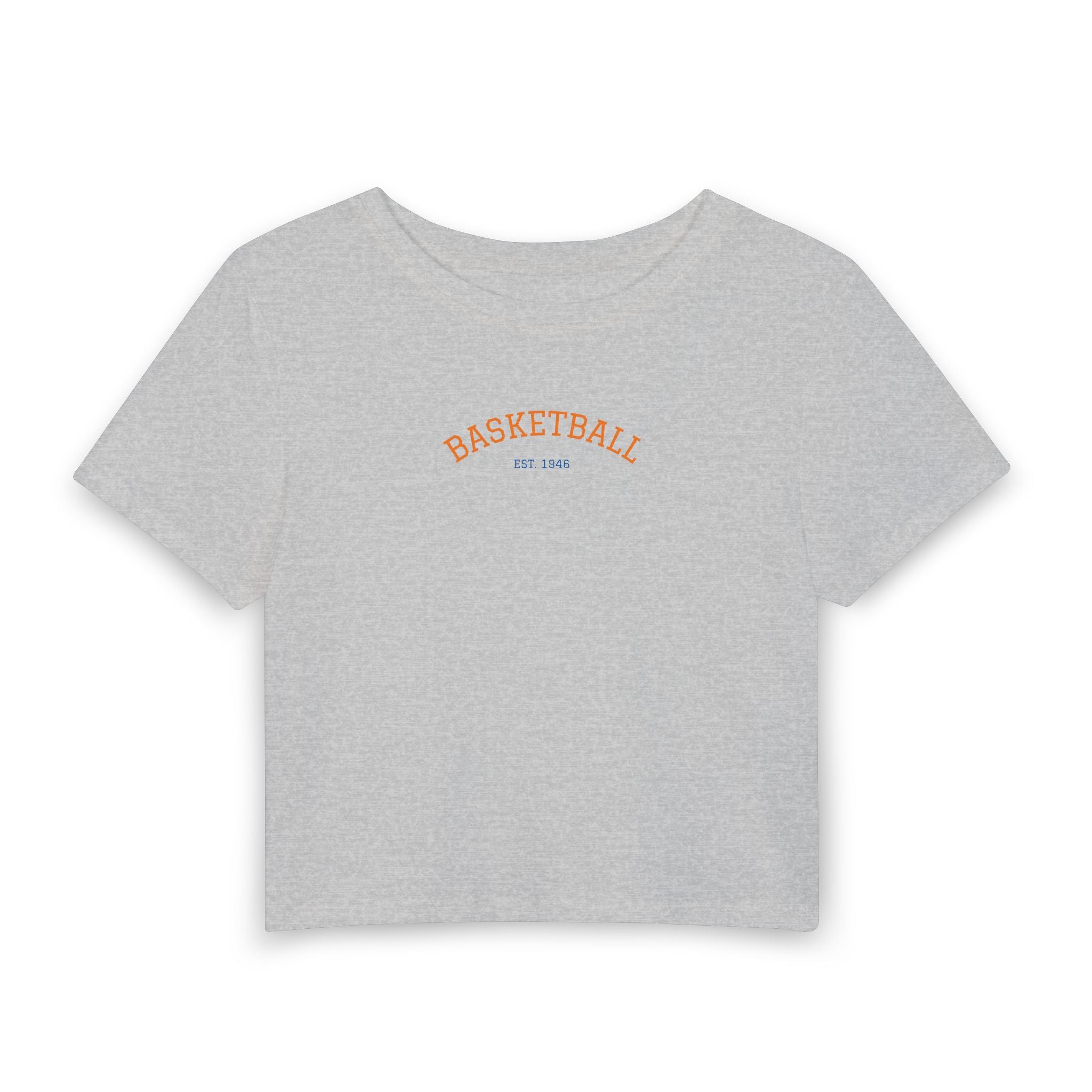 Retro NY Basketball Women's Crop Tee