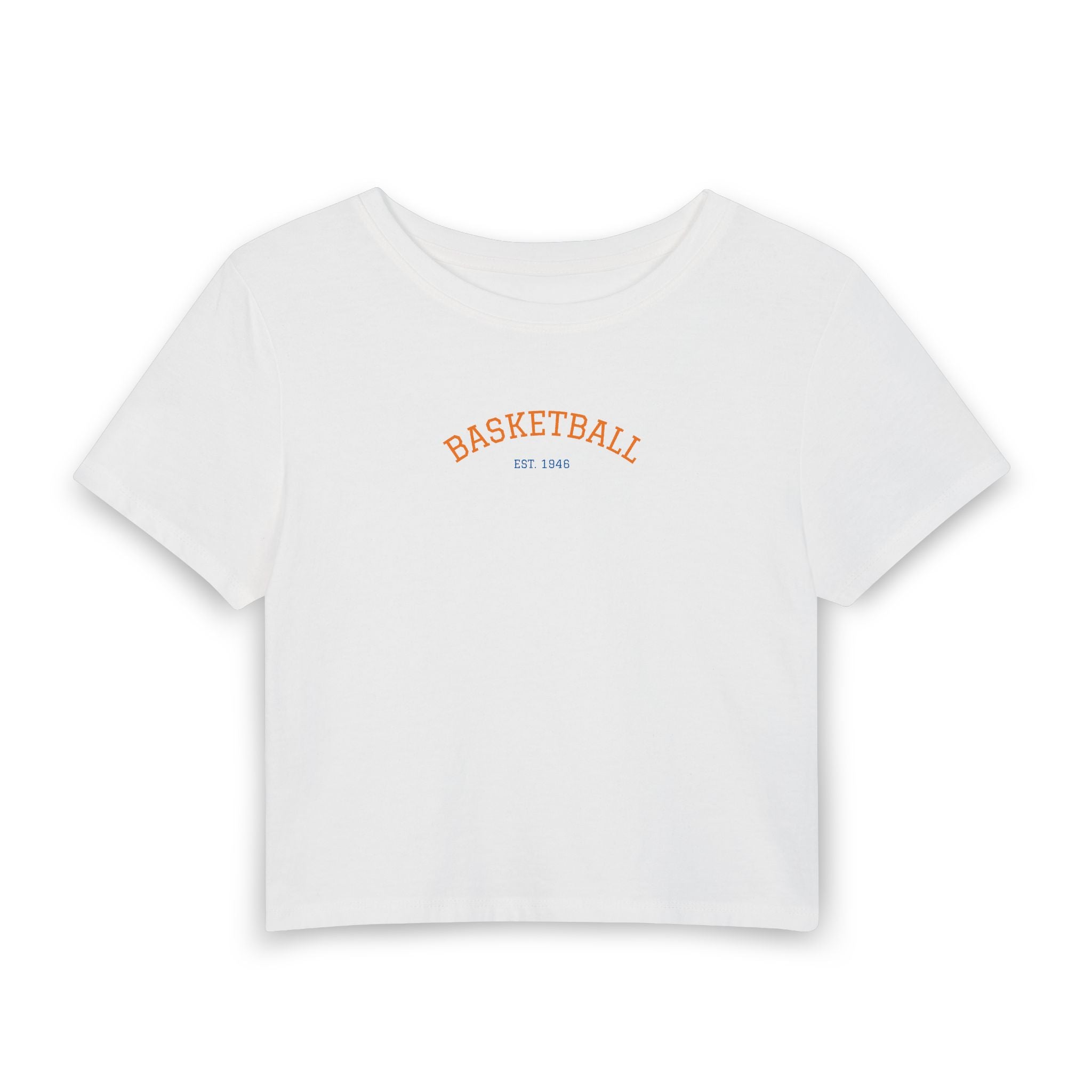 Retro NY Basketball Women's Crop Tee