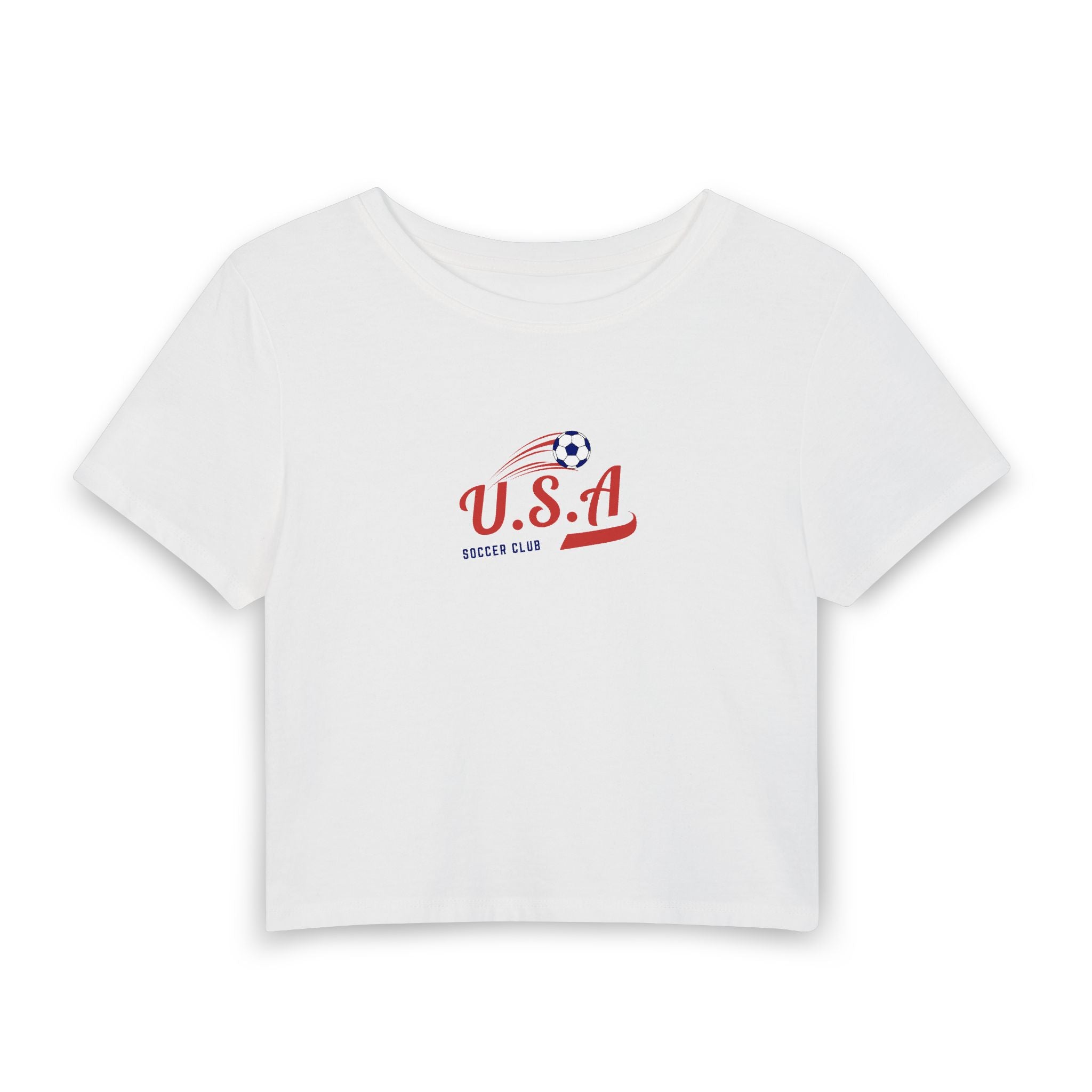 Women's USA Soccer Crop Tee