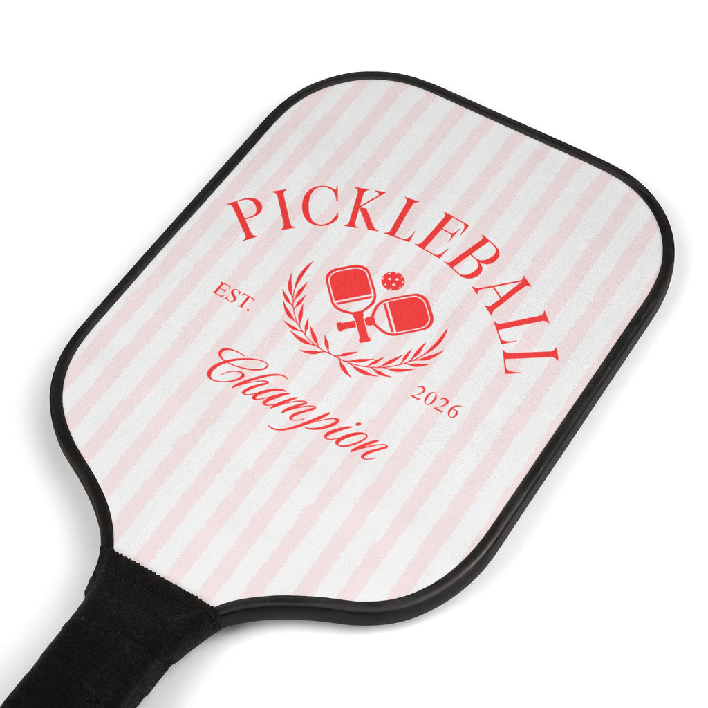 Pickleball Paddle Set — "Pickleball Champion" Design (2 Paddles & 2 Balls)